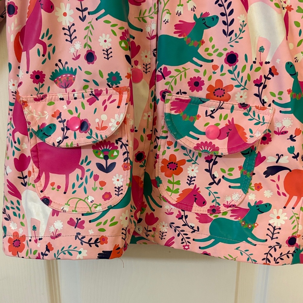 Colorful Unicorn Raincoat for Kids - Picture 2 of 8